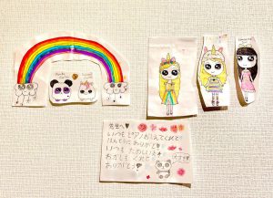 東京のピアノ教室｜東京ルクスピアノ教室｜【生徒さんの声】Nちゃん小学3年生｜メッセージカード２